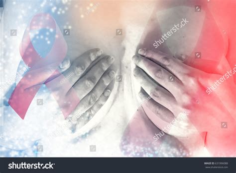 Breast Cancer Awareness Concept Naked Woman Stock Photo Shutterstock
