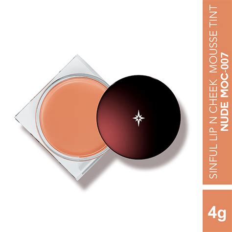 Buy Colorbar Sinful Lip N Cheek Mousse Tint Nude Moc 007 4 Gm Online At Discounted Price Netmeds