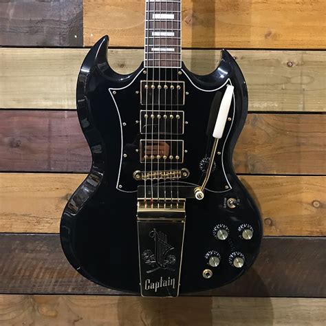 Gibson Captain Kirk Douglas Signature Sg Custom In Ebony 2021 Reverb
