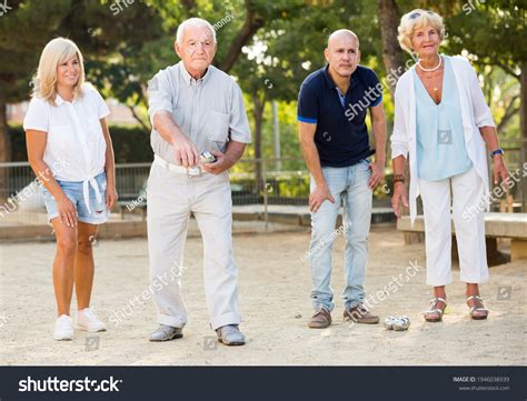 Mature Men Women Playing Petanque Together库存照片1946038939 Shutterstock