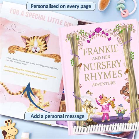 The Awesome Personalised Nursery Rhymes Adventure Book For Baby And Toddler