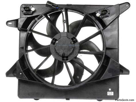 14 2014 Cadillac Srx Radiator Fan Assembly Cooling System Ac Delco