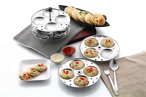 Buy Priyvrat Plates Stainless Steel Heavy Quality Idli Stand For