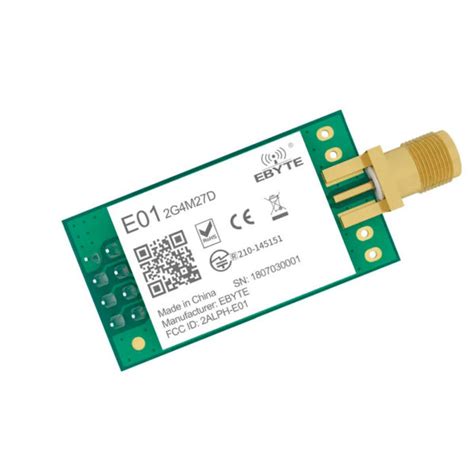 E01-2G4M27D купить в Москве модуль беспроводной связи на nRF24L01P 2 ...