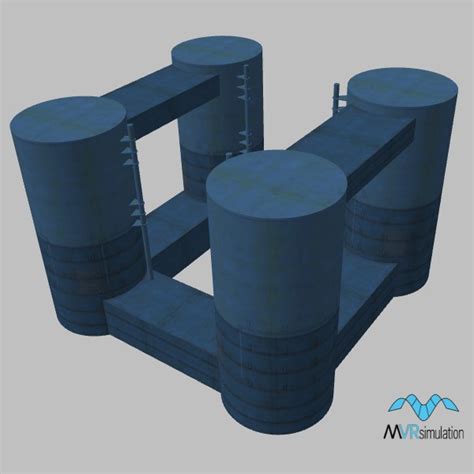 Tlp Basejpblue 3d Model Mvrsimulation