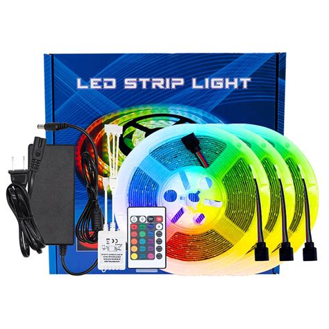 TAŚMA LED SMD5050 WODOODPORNA 15m ZESTAW RGB PILOT 10424186611