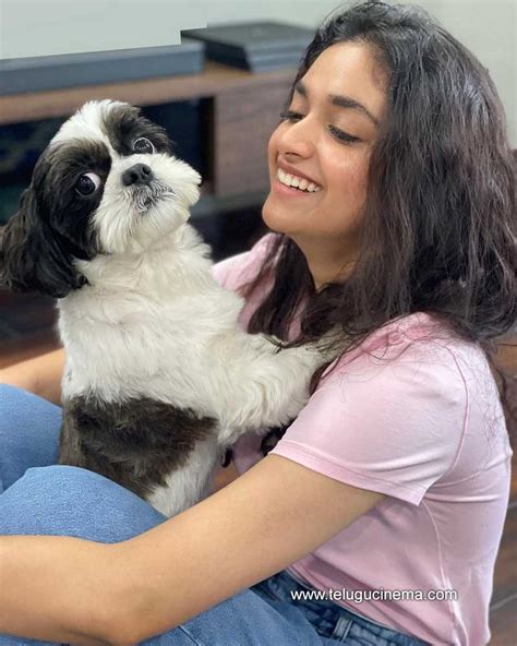 Keerthy Suresh Celebrates Her Dogs Birthday Telugu Cinema