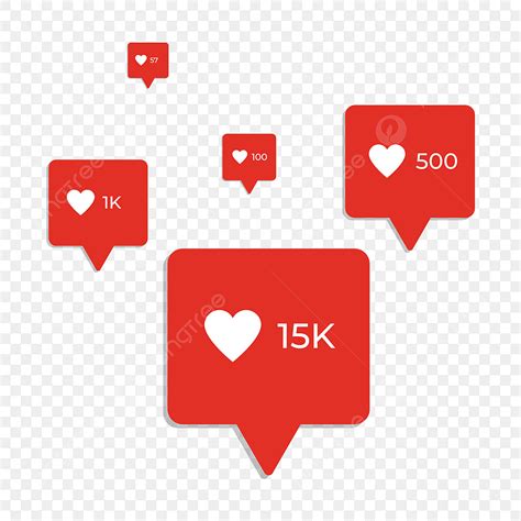 Instagram Followers Like Vector Png Images 15k Instagram Like Media