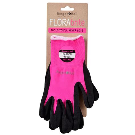 Burgon And Ball Florabrite® Pink Garden Gloves Sm