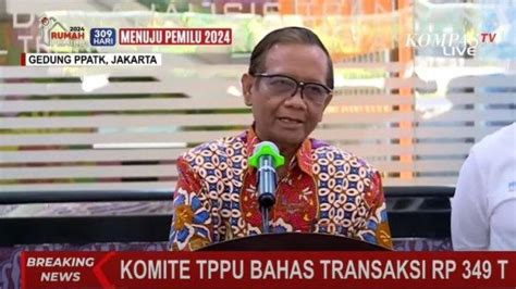 Usut Transaksi Janggal Rp Triliun Pemerintah Resmi Membentuk