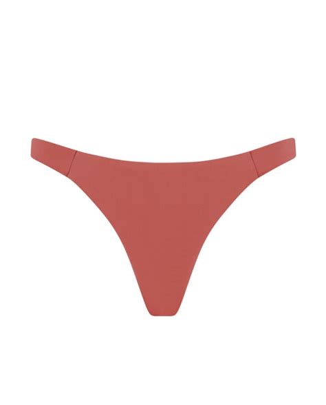 Rust Banded Bikini Bottoms Thick Sides Ark Swimwear
