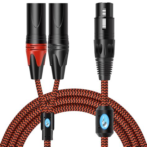 Amazon Yuchenfeng XLR Splitter Cable 5FT 3 Pin XLR Y Splitter