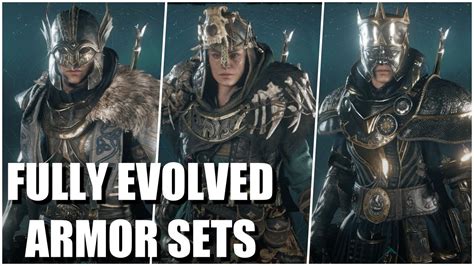 Assassins Creed Valhalla All Fully Evolved Armor Sets Otosection