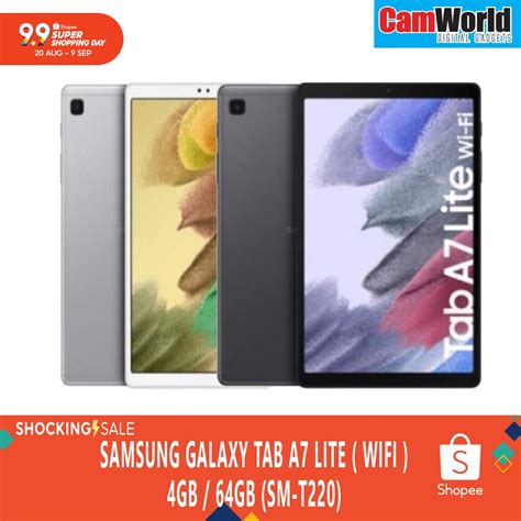 Samsung Galaxy Tab A Lite Gb Gb Sm T Shopee Malaysia