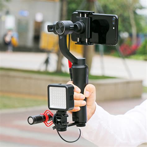 Ulanzi Pt Triple Hot Shoe Mount Adapter Microphone Extension Bar For Zhiyun Smooth Dji Osmo