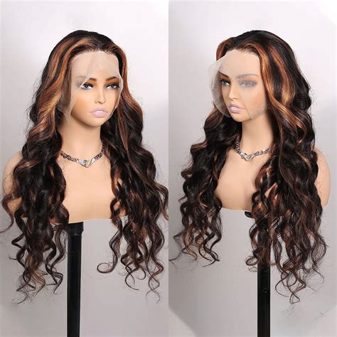 Nayumi Ombre Lace Front Human Hair Wig 20 Inch 200 Density Balayage