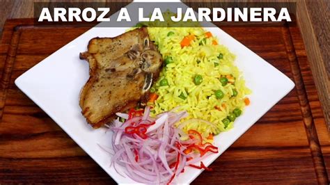 Arroz A La Jardinera Receta Fácil Y Deliciosa Paso A Paso Sabor