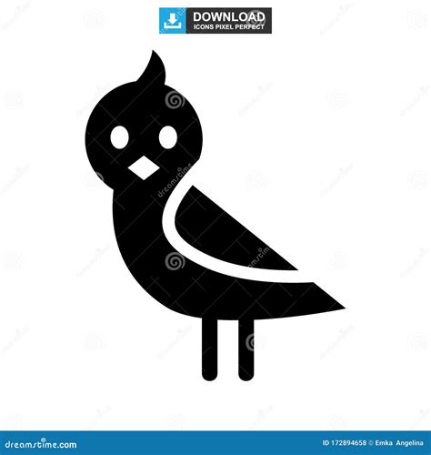 Brid Icon Or Logo Isolated Sign Symbol Vector Illustration Stock Vector