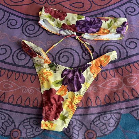 Motel Rocks Bikini Set In Tropicana Brights Racola Depop