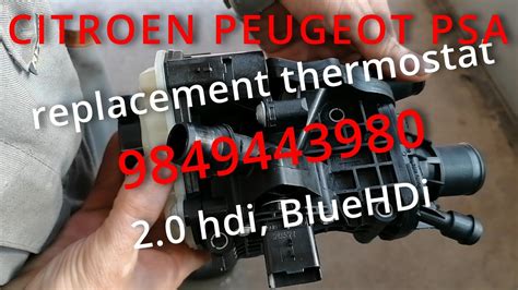 Thermostat Replacement Bluehdi Ccm Psa Citroen