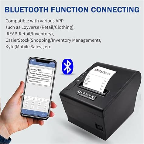 SHREYANS 80mm Thermal Receipt Printer With Auto Cutter Compatible With