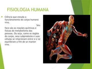O Que Estuda Fisiologia Humana - ANATOMIA E FISIOLOGIA- Divisões do corpo | PPTX
