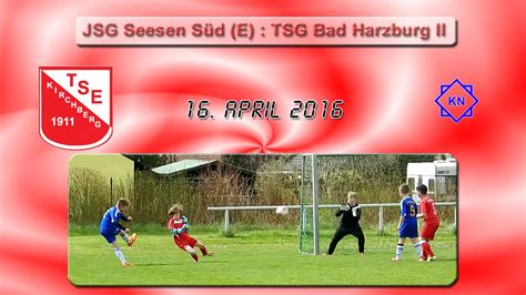 Jsg Seesen S D E Tsg Bad Harzburg Ii Youtube