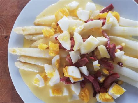 Asperges Met Ei Ham En Botersaus Koolhydraatarm