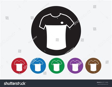 Apparel Shirt Tshirt Icon Clothing Icons Stock Vector Royalty Free