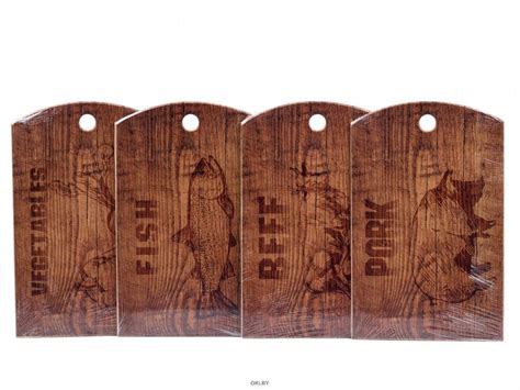 Купить ДОСКА РАЗДЕЛОЧНАЯ деревянная (фанера) 18,5х30 см (арт. BB101673 ...