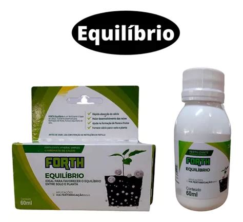 Adubo Fertilizante Equil Brio Forth Ml Concentrado Rende