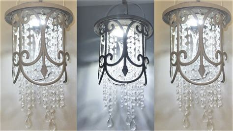 Dollar Tree DIY Crystal Chandelier From A Garden Fence Glam Home