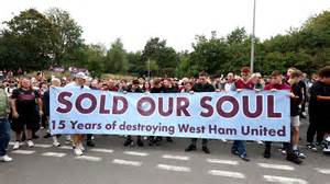 West Ham fans revolt! Hammers stage major protest ahead of Crystal