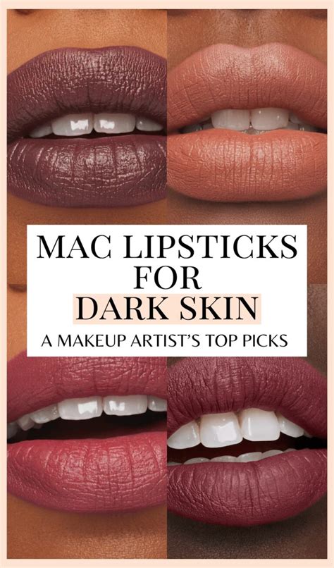 The Best Shades Of Mac Lipstick For Dark Skin Nude To Plum