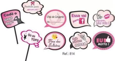 Plaquinhas Divertidas Ch De Lingerie Despedida De Solteira Parcelamento Sem Juros