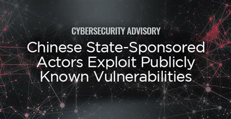 Nsa Warns Chinese State Sponsored Malicious Cyber Actors Exploiting 25