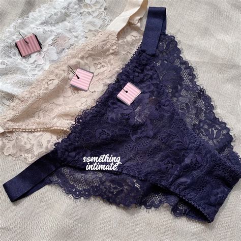 Jual VS THE LACIE JORDYN Floral Lace Thong Panty Sexy Gstring Lingerie G String CD Hot Cheeky