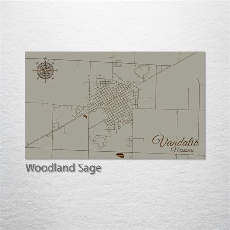 Vandalia, Missouri Street Map – Fire & Pine