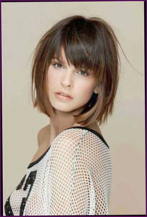 Coupe Carr D Grad Avec Frange 2019 Le Carr Avec Frange Est Une Coiffure