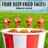 Fried Rubber Chickens: A deep fried and deeply annoying squeezable fowl!