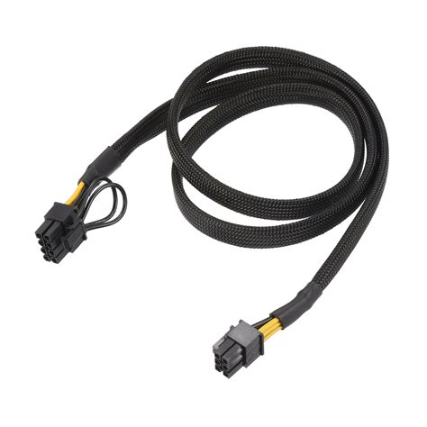 Pcie Cable 6 Pin Male To 8 Pin 6 2 Male Gpu Cable Extension Pci Express Power Adapter Sleeve