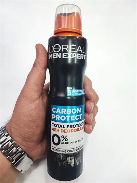 اسپری ضد تعریق مردانه لورال Loreal مدل Carbon Protect حجم 250 میل