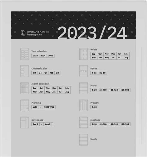 Supernote Planner and Calendar – hyperpaper