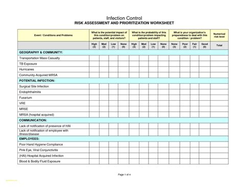Risk Management Spreadsheet Template — db-excel.com