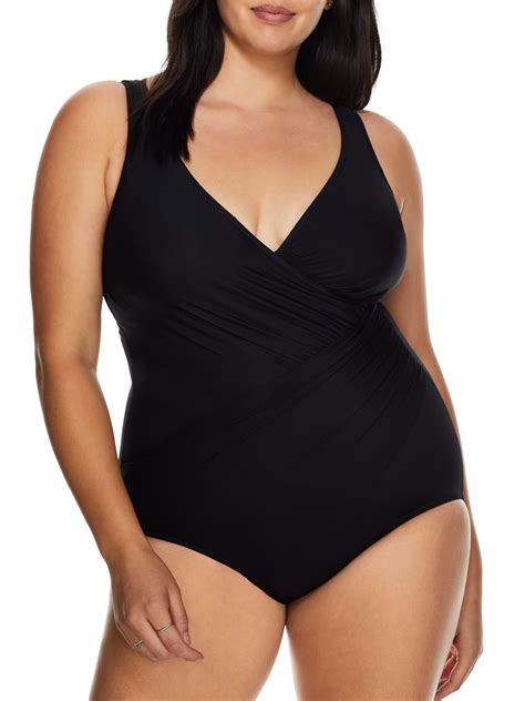 Miraclesuit Womens Plus Size Wire Free Oceanus One Piece Style W