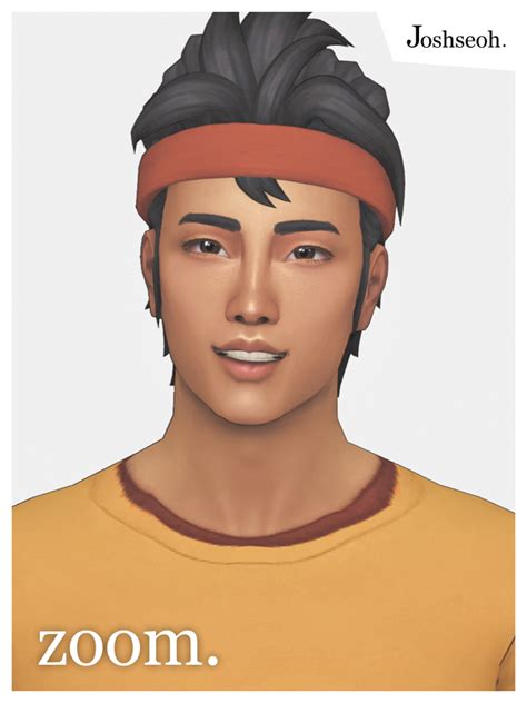 Zoom Hair (Hair Commission) | Josh (jo_se_oh / joshseoh) | Sims hair ...