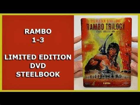 RAMBO 1 2 3 LIMITED 6 DISC UNCUT DVD STEELBOOK UNBOXING YouTube