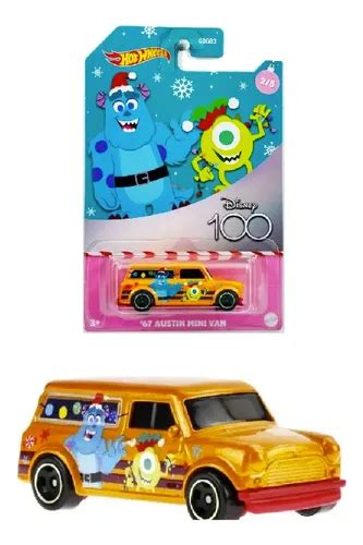 Hot Wheels Austin Mini Van Disney Anos Natal Monstros