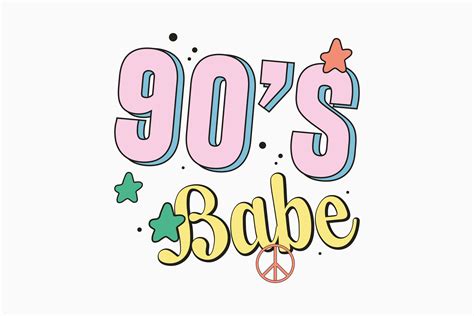 S Babe Retro Y K SVG Design Graphic By Svg Box Creative Fabrica