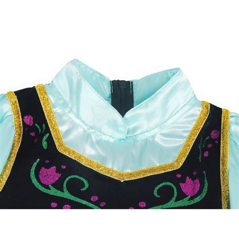 Costum Frozen Carnaval Printesa Anna Cu Rochie Si Accesorii Amzbarley